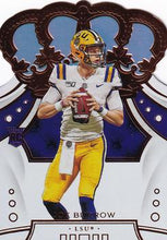 将图片加载到图库查看器,2020 Panini Chronicles Crown Royale Draft Picks Die Joe Burrow LSU Tigers