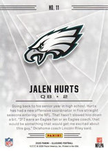 Load image into Gallery viewer, 2020 Panini Illusions Rookie Jalen Hurts RC #11 Philadelphia Eagles