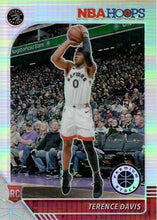 Load image into Gallery viewer, 2019-20 Hoops Premium Stock Terence Davis II Rookie Silver Prizm #257 Toronto Raptors