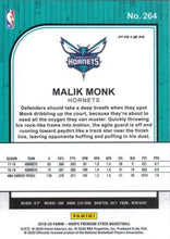 Load image into Gallery viewer, 2019-20 Hoops Premium Stock Malik Monk Silver Prizm #264 Charlotte Hornets