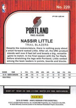 تحميل الصورة إلى عارض المعرض، 2019-20 NBA Hoops Premium Nassir Little Blue Cracked Ice RC #220 Trailblazers