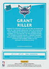 تحميل الصورة إلى عارض المعرض، 2020-21 Panini Donruss Rated Rookies Grant Riller #250 Charlotte Hornets