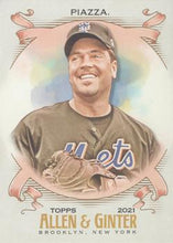Load image into Gallery viewer, 2021 Topps Allen & Ginter's Mike Piazza #3 New York Mets