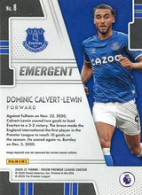 تحميل الصورة إلى عارض المعرض، 2020 Panini Prizm #8 دومينيك كالفيرت-لوين إيميرجنت - إيفرتون