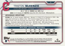 تحميل الصورة إلى عارض المعرض، 2021 Bowman Chrome Triston McKenzie #6 Guardians