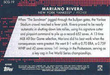 Load image into Gallery viewer, 2021 Stadium Club Greats Mariano Rivera #SCG-19 New York Yankees