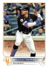 将图片加载到图库查看器,2022 Topps Brandon Nimmo #344 New York Mets