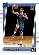 将图片加载到图库查看器,2021-22 Panini Donruss Rated Rookie Santi Aldama RC #226 Memphis Grizzlies