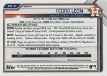 将图片加载到图库查看器,2021 Bowman Chrome #BDC-92 Pedro Leon Refractor