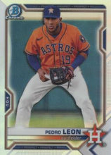 将图片加载到图库查看器,2021 Bowman Chrome #BDC-92 Pedro Leon Refractor