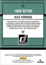 Load image into Gallery viewer, 2022 Panini Donruss Retro 1988 Alex Verdugo #237 Boston Red Sox
