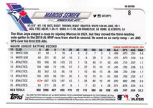 Load image into Gallery viewer, 2021 Topps UK Edition Marcus Semien #8 Toronto Blue Jays