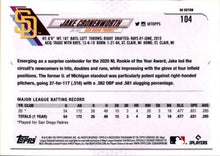将图片加载到图库查看器,2021 Topps UK Edition Jake Cronenworth ASR, RC #104 San Diego Padres