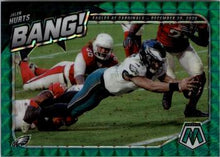 Load image into Gallery viewer, 2021 Panini Mosaic Bang Jalen Hurts Green Mosaic #B-4 Philadelphia Eagles