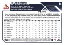 Load image into Gallery viewer, 2023 Topps Nolan Gorman Rookie #16 St. Louis Cardinals