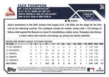 Load image into Gallery viewer, 2023 Topps Zack Thompson Rookie #34 St. Louis Cardinals