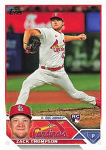 Load image into Gallery viewer, 2023 Topps Zack Thompson Rookie #34 St. Louis Cardinals