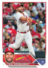 Load image into Gallery viewer, 2023 Topps Paul Goldschmidt #100 St. Louis Cardinals