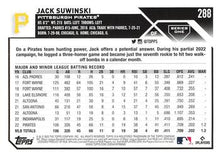 Load image into Gallery viewer, 2023 Topps Jack Suwinski #288 Pittsburgh Pirates