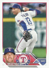 Load image into Gallery viewer, 2023 Topps Brad Miller #319 Texas Rangers