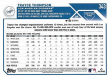 Load image into Gallery viewer, 2023 Topps Trayce Thompson #343 Los Angeles Dodgers