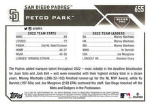 Load image into Gallery viewer, 2023 Topps San Diego Padres - Team Card #655 San Diego Padres