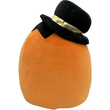 تحميل الصورة إلى عارض المعرض، Squishmallows Riba the Jack O Lantern Wearing A Black Hat 16" مجموعة هالوين 2023 محشوة من القطيفة
