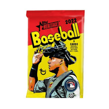 将图片加载到图库查看器,2022 Topps Heritage Baseball Trading Cards Blaster Box