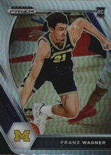Load image into Gallery viewer, 2021 Panini Prizm Franz Wagner Rookie Flashback Silver Prizms #9 Michigan Wolverines