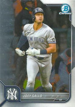 Load image into Gallery viewer, 2022 Bowman Chrome Joey Gallo #79 New York Yankees