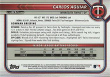 将图片加载到图库查看器,2022 Bowman Chrome Mojo Carlos Aguiar 1st Bowman Prospect #BCP-1 Minnesota Twins
