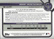 将图片加载到图库查看器,2022 Topps Bowman Chrome Prospects Mojo Refractor Benny Montgomery BCP-73