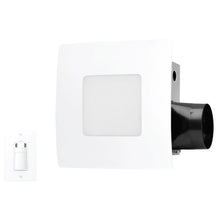 Load image into Gallery viewer, Dewstop 80-110 CFM Easy Install Bathroom/Bath Exhaust Fan with Adjustable LED Light & Humidity Sensing