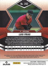 将图片加载到图库查看器,2022 Panini Mosaic Luis Frias Rookies Silver Prizm #202 Arizona Diamondbacks