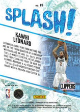 Load image into Gallery viewer, 2021-22 Panini Donruss Splash Holo Kawhi Leonard #15 Los Angeles Clippers