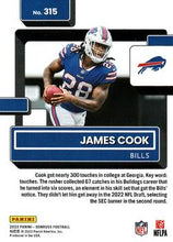 Load image into Gallery viewer, James Cook 2022 Donruss Rated Rookie #315 Buffalo Bills