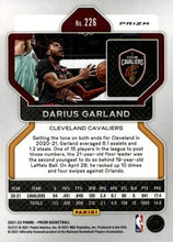 Load image into Gallery viewer, 2021-22 Panini Silver Prizm Darius Garland 226 Cleveland Cavaliers