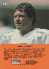 تحميل الصورة إلى عارض المعرض، 1993 منطقة التصفيات دان مارينو # 291 ميامي دولفينز