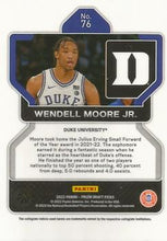 将图片加载到图库查看器,2022 Panini Prizm Draft Pick Wendell Moore Jr. Rookie #76 Duke Blue Devils