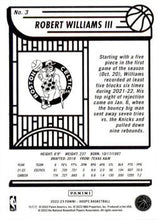 将图片加载到图库查看器,2022-23 Panini NBA Hoops Blue #3 Robert Williams III - Boston Celtics