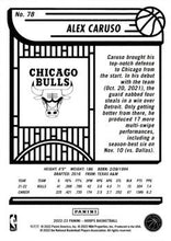 将图片加载到图库查看器,2022-23 Panini NBA Hoops Alex Caruso Blue Parallel #78 Chicago Bulls