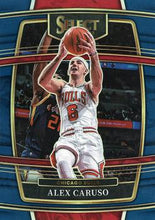 Load image into Gallery viewer, 2021-22 Panini Select Alex Caruso Blue Prizm #9 Chicago Bulls