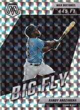 Load image into Gallery viewer, 2022 Panini Mosaic Randy Arozarena Big Fly Mosaic #2 Tampa Bay Rays