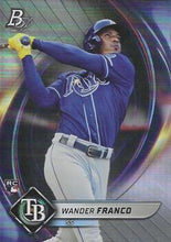 Load image into Gallery viewer, 2022 Bowman Platinum Wander Franco Rookie #69 Tampa Bay Rays