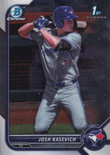 Load image into Gallery viewer, 2022 Bowman Chrome Refractor & Sapphire Baseball Cards #BDC1-195