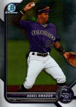 Load image into Gallery viewer, 2022 Bowman Chrome Refractor & Sapphire Baseball Cards #BDC1-195