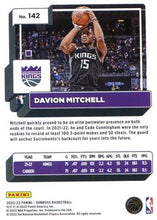 تحميل الصورة إلى عارض المعرض، 2022-23 Panini Donruss Davion Mitchell Green Refractor #142 Sacramento Kings