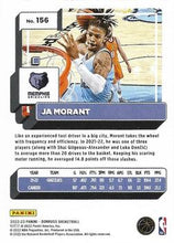 Load image into Gallery viewer, 2022-23 Panini Donruss Ja Morant #156 Memphis Grizzlies