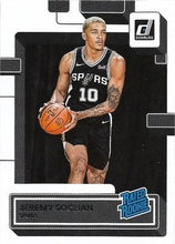 Load image into Gallery viewer, 2022-23 Panini Donruss Jeremy Sochan Rookie 209 San Antonio Spurs