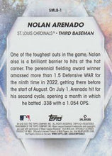 Load image into Gallery viewer, 2023 Topps Stars of MLB Nolan Arenado #SMLB-1 St. Louis Cardinals